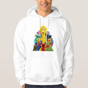 Sesame Street   Fun Colourful Pals Portrait Hoodie