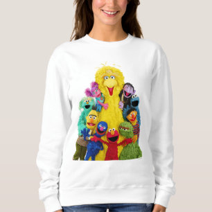 Sesame Street Fun Colourful Pals Portrait Sweatshirt