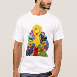 Sesame Street   Fun Colourful Pals Portrait T-Shirt