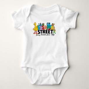 Sesame Street   Furry Friends Since 1969 Baby Bodysuit