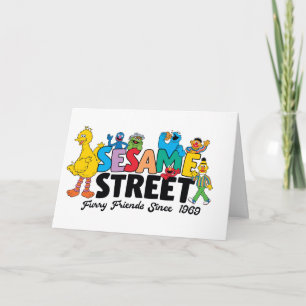 Sesame Street Furry Friends Since 1969 Card