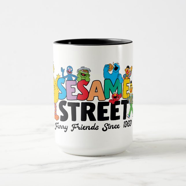Sesame Street | Furry Friends Since 1969 Mug (Center)