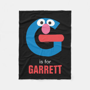 Sesame Street G is for Grover Fleece Blanket