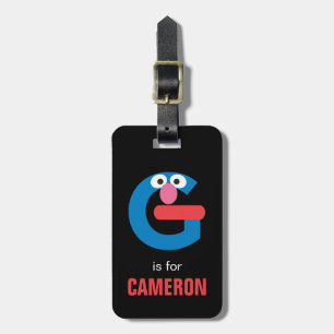 Sesame Street   G is for Grover Luggage Tag