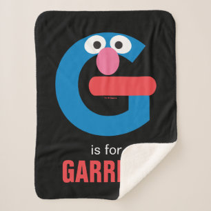 Sesame Street G is for Grover Sherpa Blanket