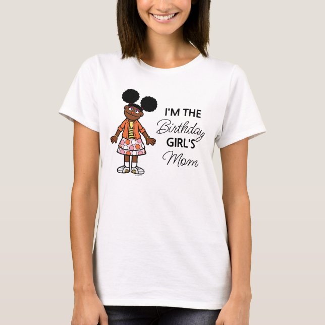 Sesame Street | Gabrielle Birthday Girl's Mom T-Shirt (Front)