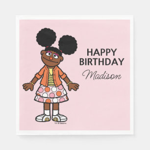 Sesame Street   Gabrielle Happy Birthday Napkin
