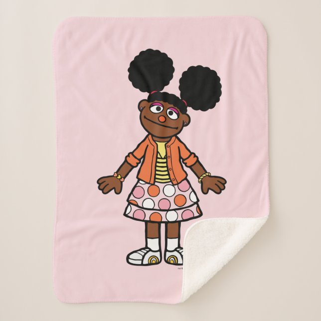 Sesame Street | Gabrielle Portrait Sherpa Blanket (Front)