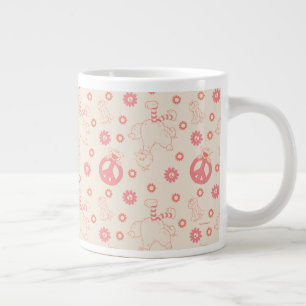 Sesame Street   Good Vibes Pattern Large Coffee Mug