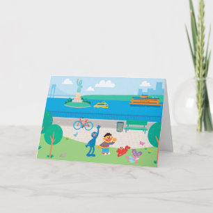 Sesame Street   Governors Island Scene Card