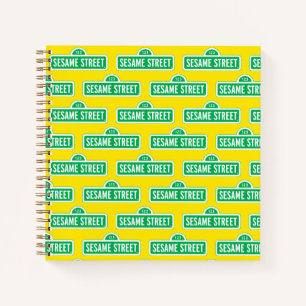 Sesame Street Green Logo Notebook