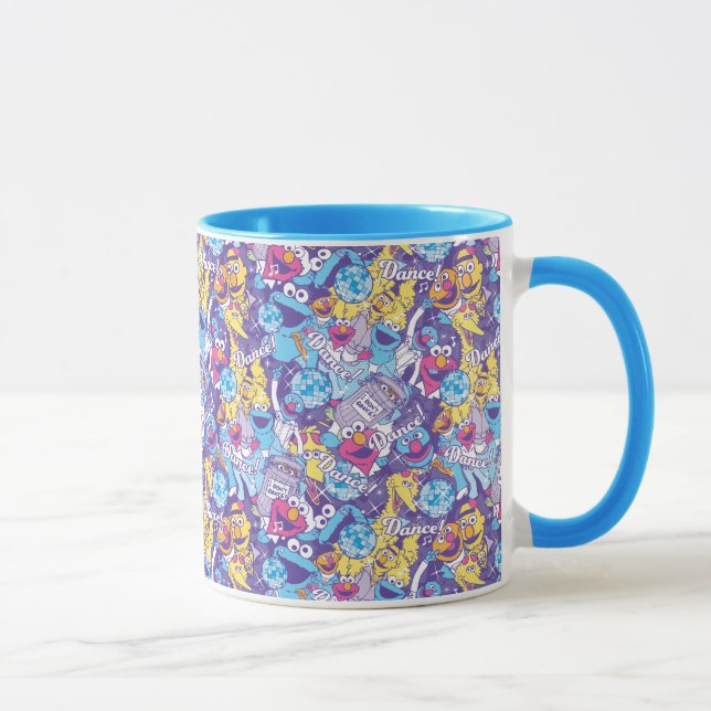 Sesame Street | Groovy Dance Pattern Mug (Right)