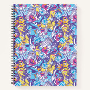 Sesame Street   Groovy Dance Pattern Notebook