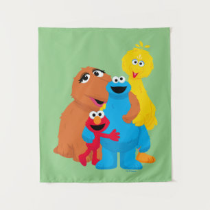 Sesame Street   Group Hug Tapestry