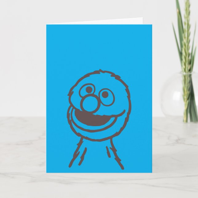 Sesame Street | Grover Bright Card (Front)