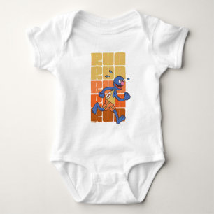 Sesame Street   Grover Runs Baby Bodysuit