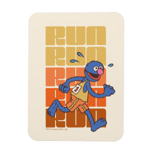 Sesame Street   Grover Runs Magnet