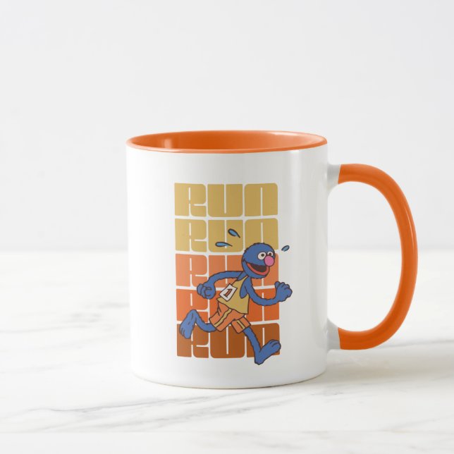 Sesame Street | Grover Runs Mug (Right)