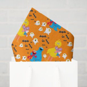 Sesame Street Halloween Bats & Ghosts Pattern Tissue Paper