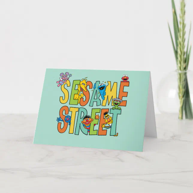 Sesame Street | Happy Birthday Card | Zazzle