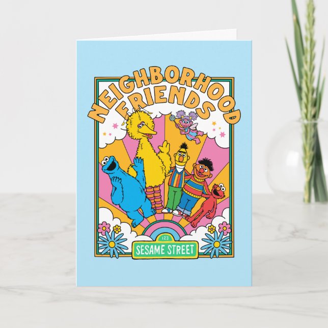 Sesame Street | Happy Birthday Holiday Card (Front)