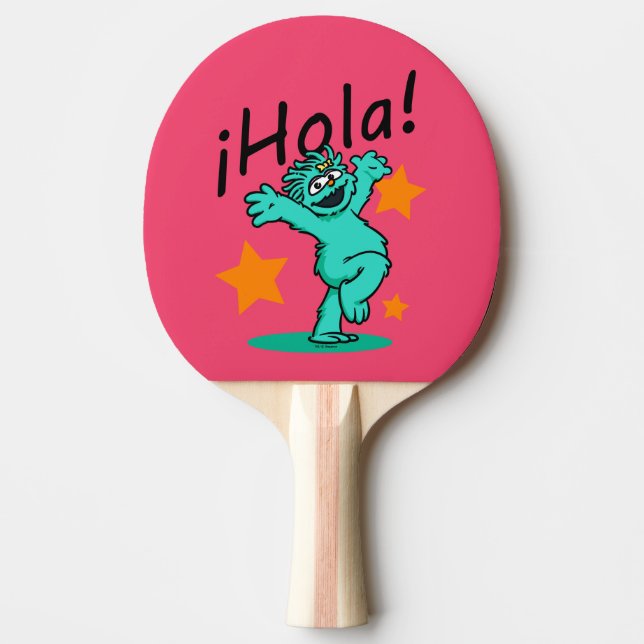 Sesame Street | ¡Hola! Rosita Ping Pong Paddle (Front)