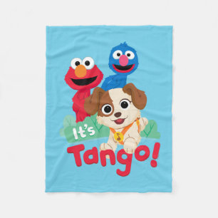 Sesame Street   It's Tango With Elmo & Grover Fleece Blanket