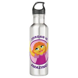 Sesame Street Julia Holding Feather 710 Ml Water Bottle