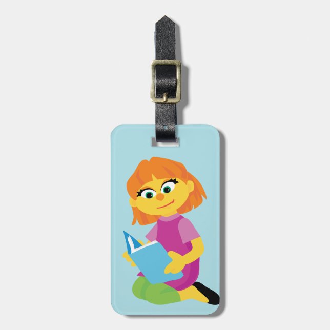 Sesame Street | Julia Reading a Book Luggage Tag (Front Vertical)