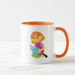 Sesame Street   Julia Reading a Book Mug