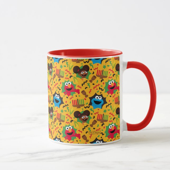 Sesame Street Kwanzaa Pattern Mug (Right)