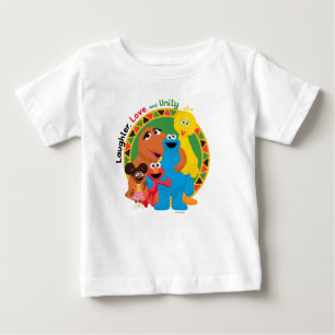 Sesame Street   Laughter, Love, & Unity Baby T-Shirt