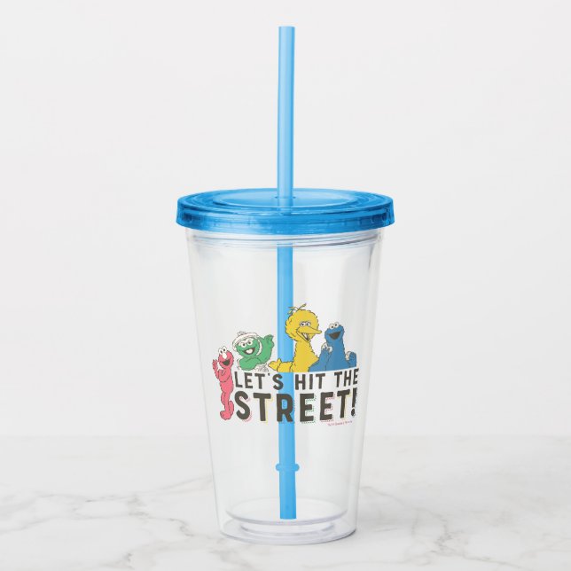Sesame Street | Let's Hit the Street! Acrylic Tumbler (Front)