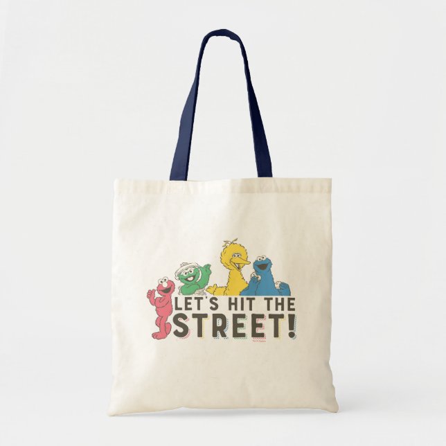 Sesame Street | Let's Hit the Street! Tote Bag (Front)