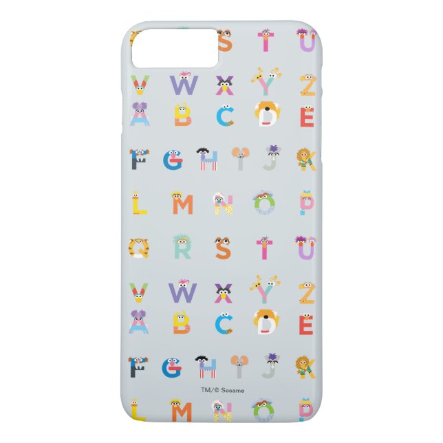 Sesame Street | Letters of the Alphabet Case-Mate iPhone Case (Back)