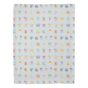 Sesame Street   Letters of the Alphabet Duvet Cover