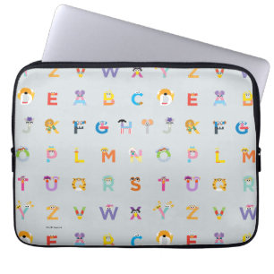Sesame Street   Letters of the Alphabet Laptop Sleeve