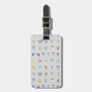 Sesame Street   Letters of the Alphabet Luggage Tag