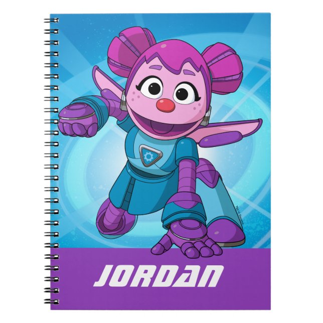 Sesame Street | Mecha Builders Abby | Add Name Notebook (Front)