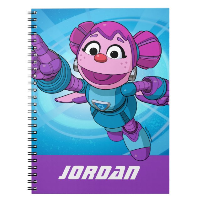 Sesame Street | Mecha Builders Abby | Add Name Notebook (Front)