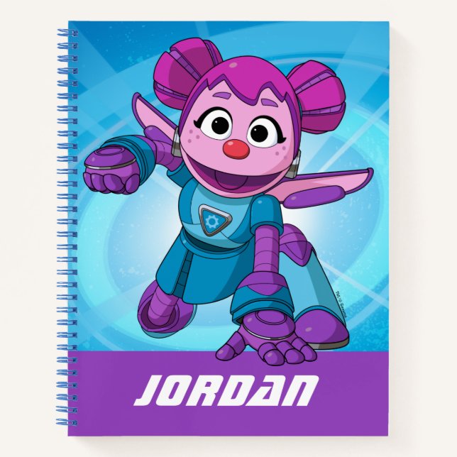 Sesame Street | Mecha Builders Abby | Add Name Notebook (Front)