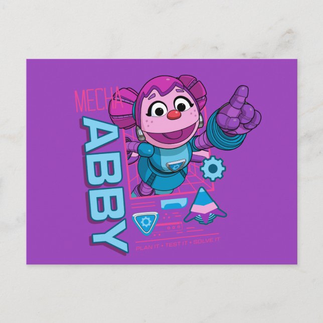 Sesame Street | Mecha Builders Abby Cadabby Postcard (Front)