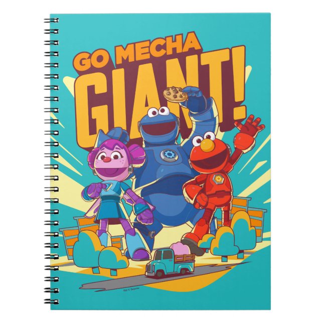 Sesame Street | Mecha Builders | Add Name Notebook (Front)