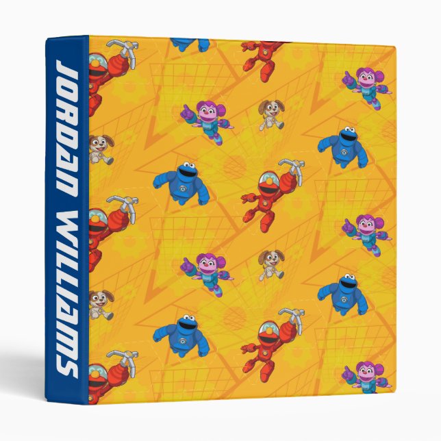 Sesame Street | Mecha Builders | Add Your Name Binder (Front/Spine)