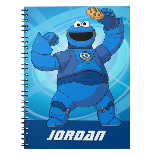 Sesame Street | Mecha Builders Cookie Monster Notebook (Front)