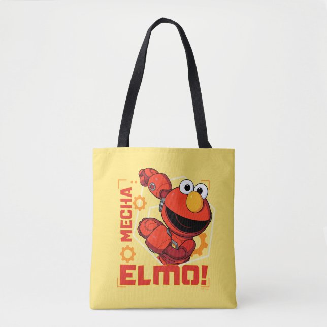 Sesame Street | Mecha Builders Elmo Design Tote Bag (Front)