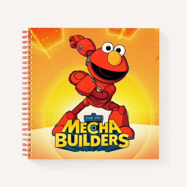 Sesame Street | Mecha Builders Elmo Notebook (Front)