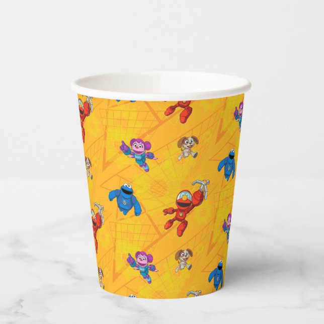 Sesame Street | Mecha Builders Pattern Paper Cups (Left)