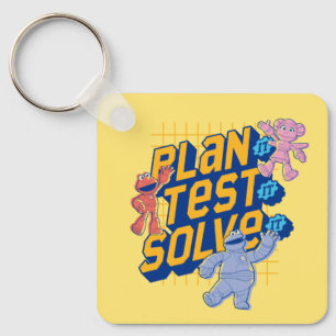 Sesame Street   Mecha Builders Plan Test Solve Keychain