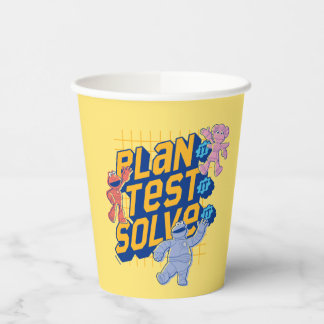 Sesame Street | Mecha Builders Plan Test Solve Paper Cups